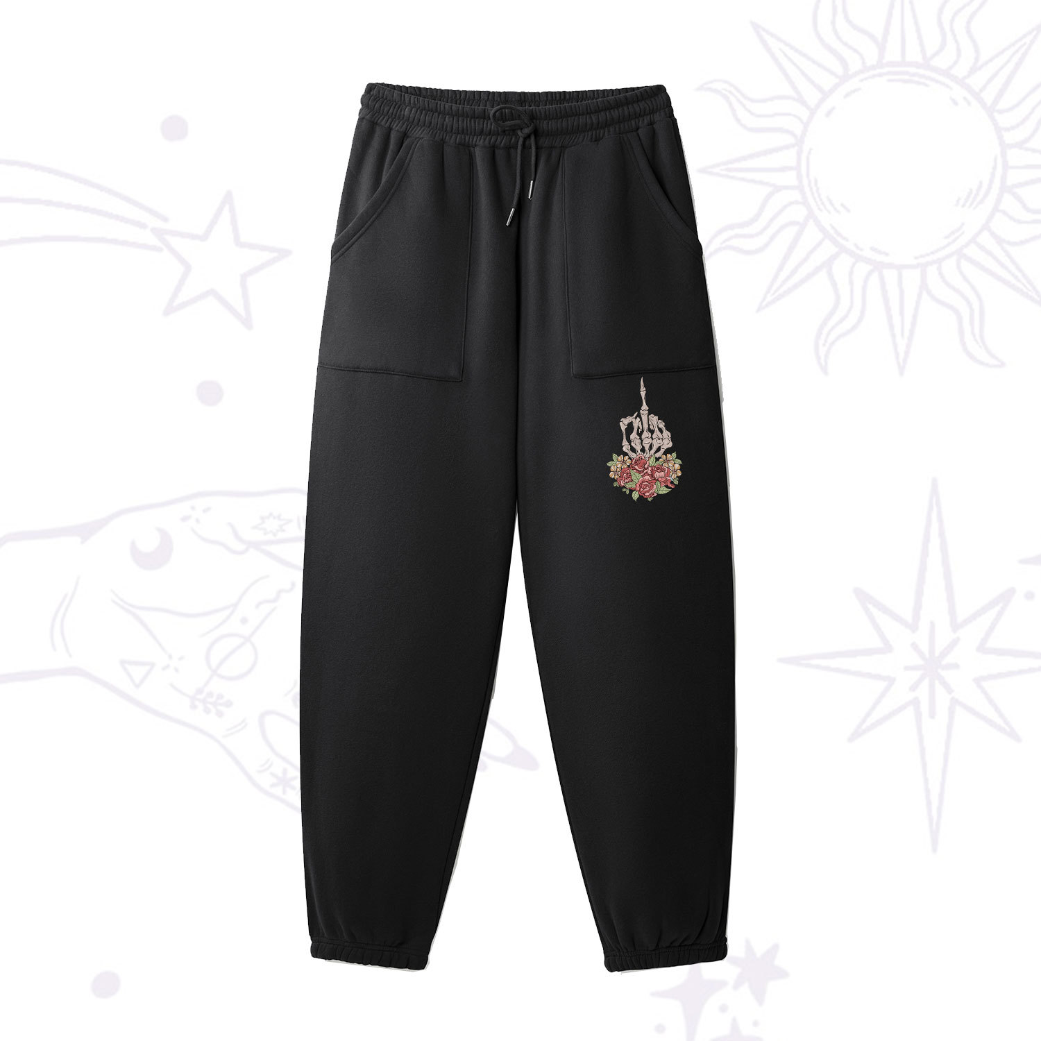 Purplehecate The Zero Of Fucks Fleece Sweatpants