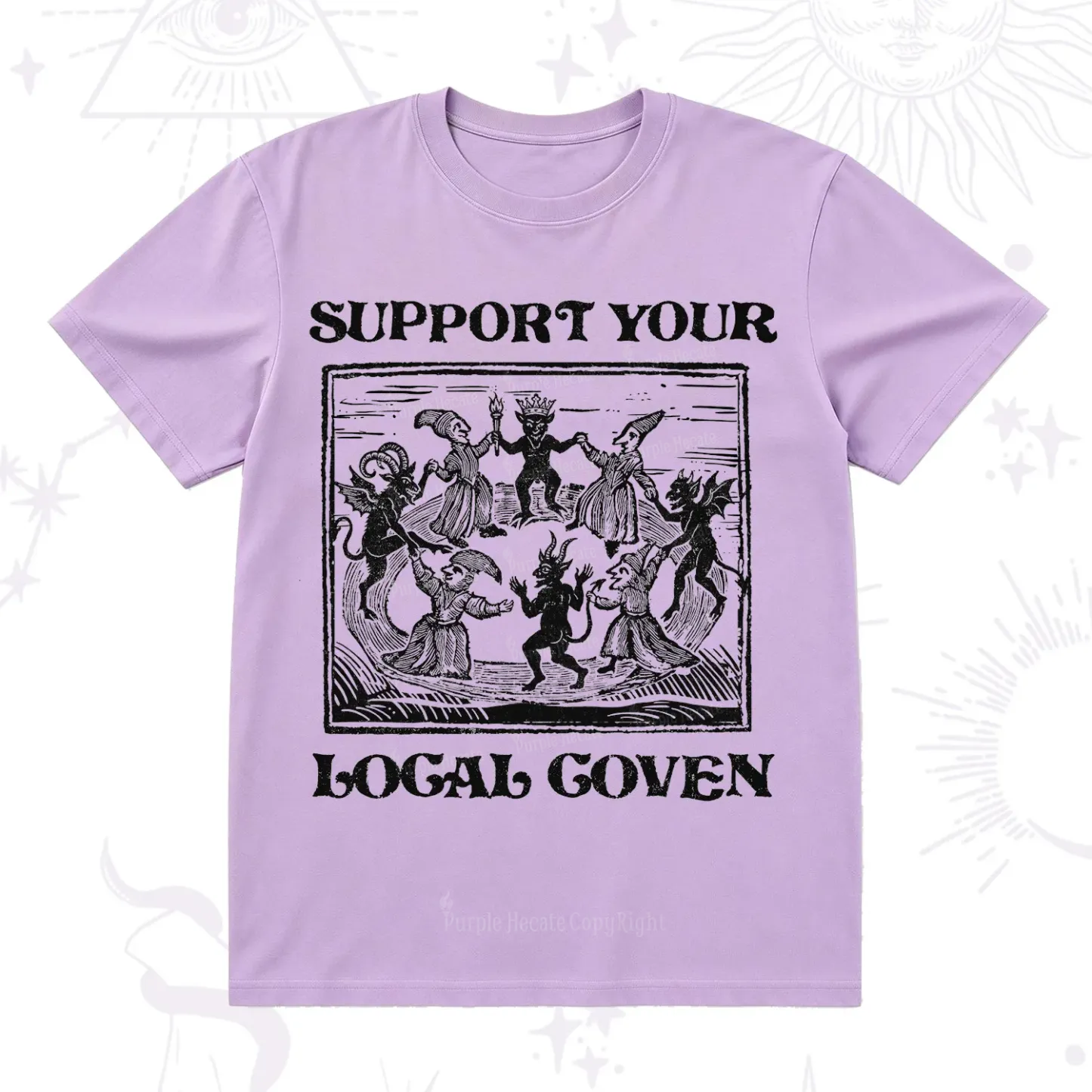 Purplehecate Support Your Local Coven T-Shirt