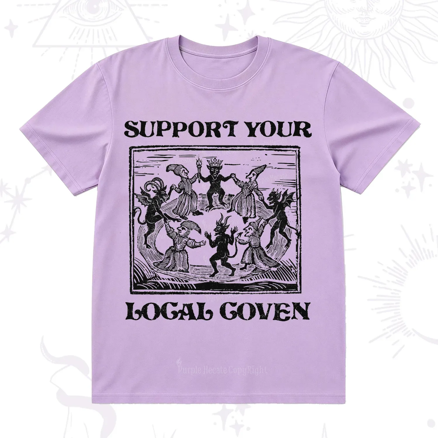 Purplehecate Support Your Local Coven T-Shirt