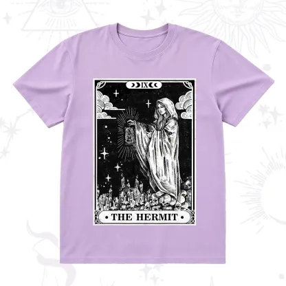 Purplehecate The Hermit Goddess Tarot Card T-Shirt
