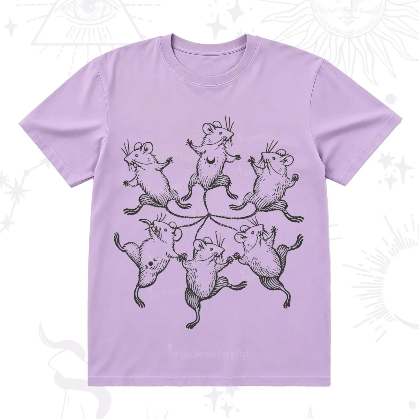 Purplehecate The Midnight Mouse Dance T-Shirt