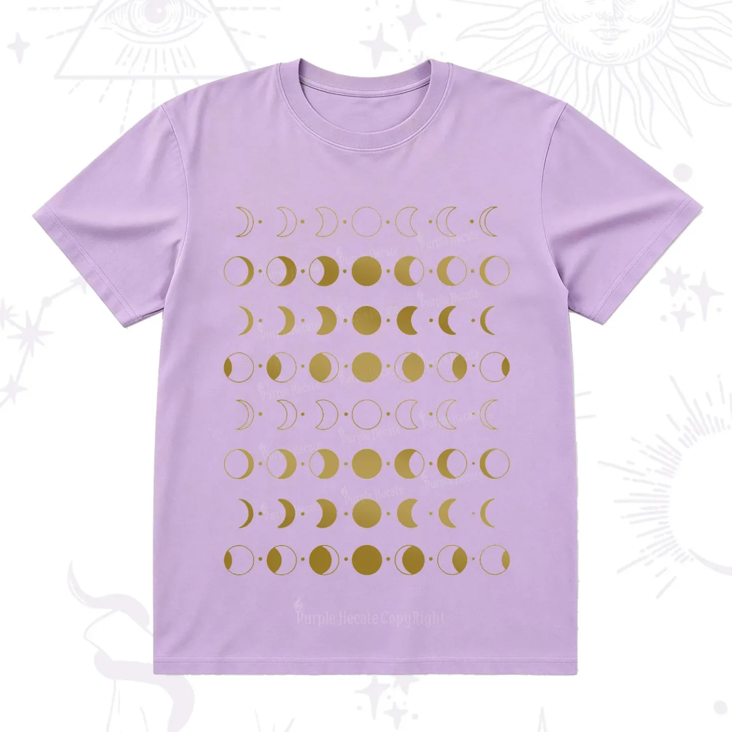Purplehecate Phases Of Moon T-Shirt