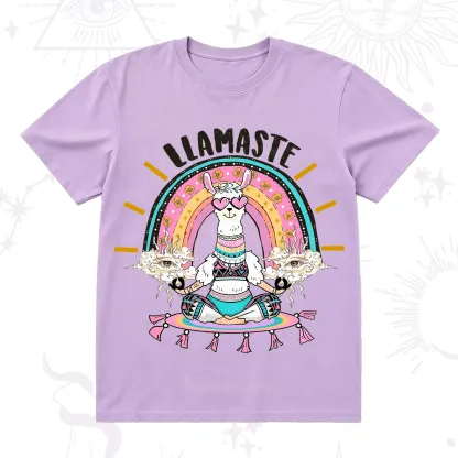 Purplehecate Llama Meditating T-Shirt