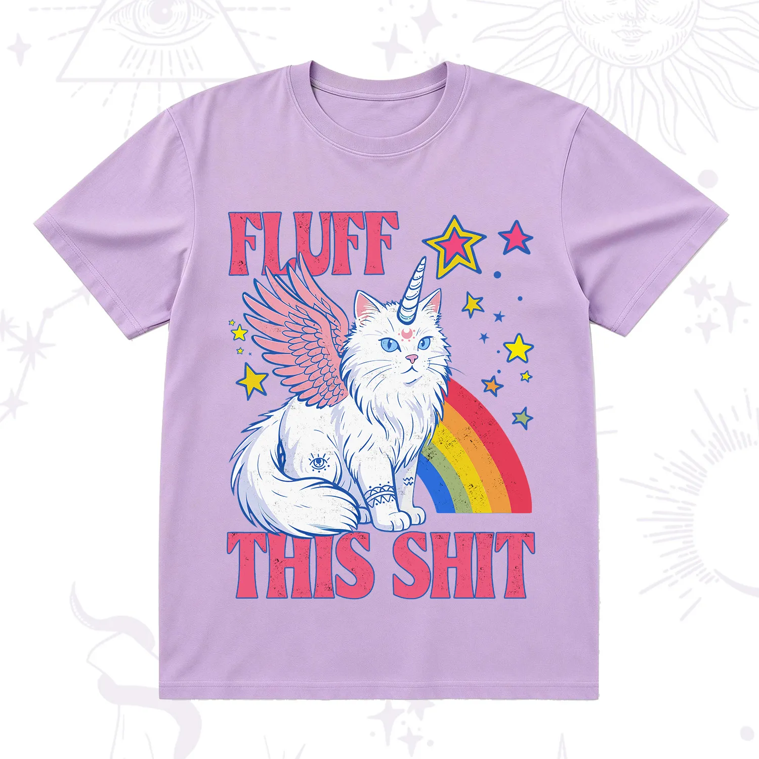 Purplehecate Fluff This Sh*t Cat T-Shirt