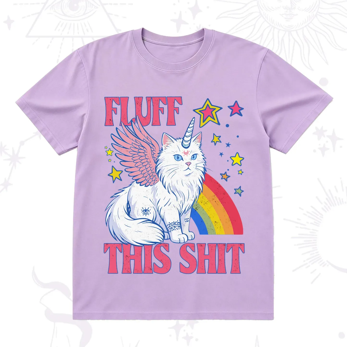 Purplehecate Fluff This Sh*t Cat T-Shirt