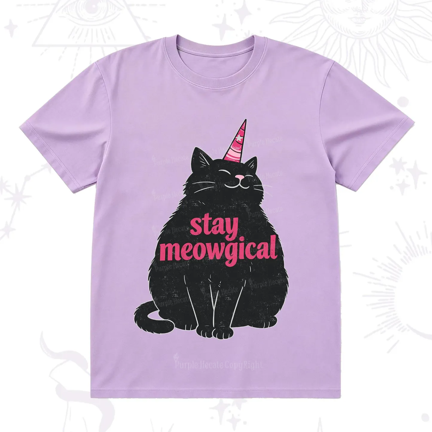 Purplehecate Stay Meowgical T-Shirt