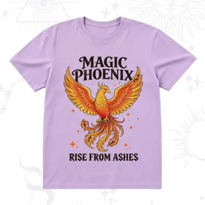 Purplehecate Magic Phoenix Rise From Ashes T-Shirt