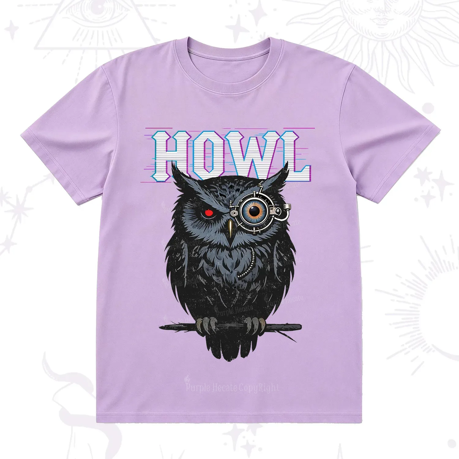 Purplehecate Howl Owl T-Shirt