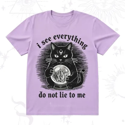 Purplehecate All Seeing Cat T-Shirt