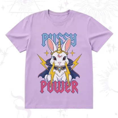 Purplehecate Pussy Power Magic Bunny T-Shirt