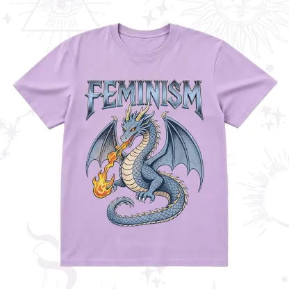 Purplehecate Feminism Dragon Fantasy T-Shirt