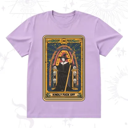Purplehecate The Kindly Fuck Off Tarot T-Shirt