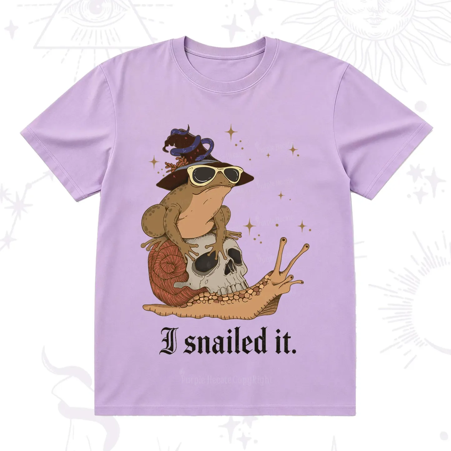 Purplehecate I Snailed It T-Shirt