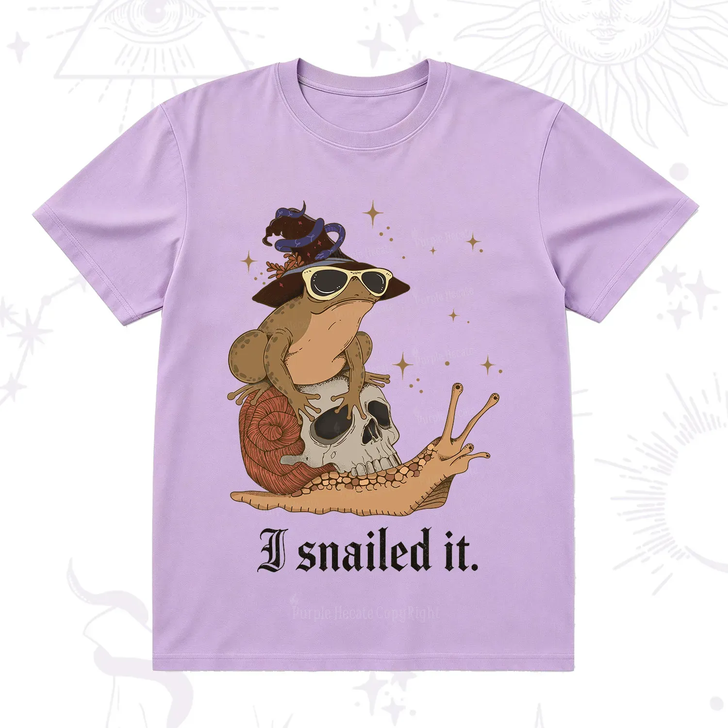 Purplehecate I Snailed It T-Shirt