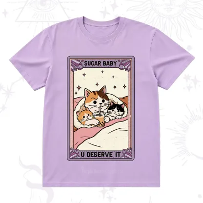 Purplehecate The Sugar Baby Cat Tarot T-Shirt