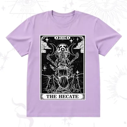 Purplehecate The Dark Moon Goddess Hecate Tarot T-Shirt