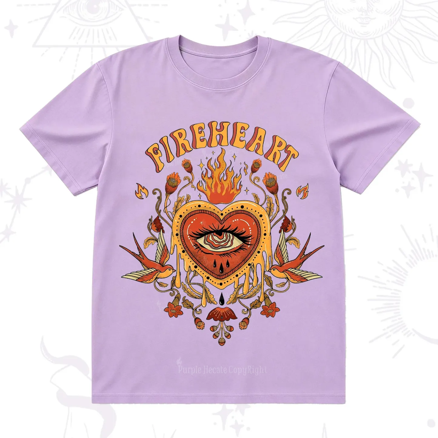 Purplehecate Fireheart T-Shirt