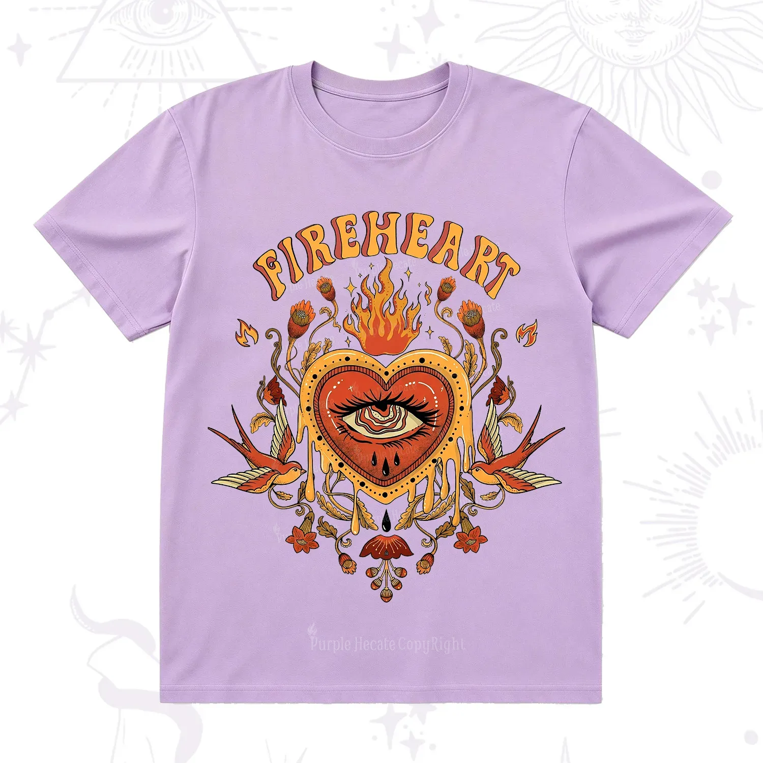 Purplehecate Fireheart T-Shirt