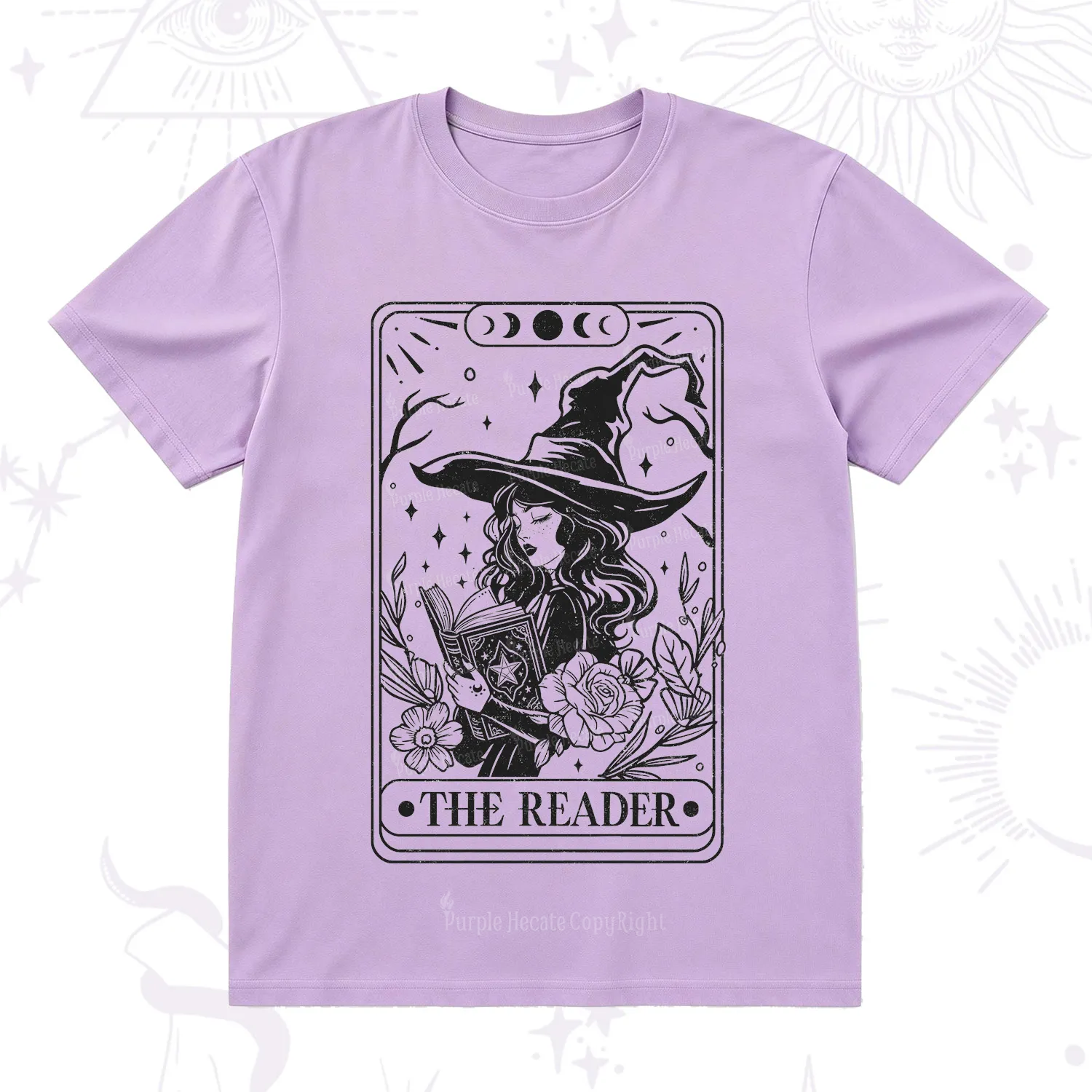 Purplehecate The Witch Reader Tarot T-Shirt