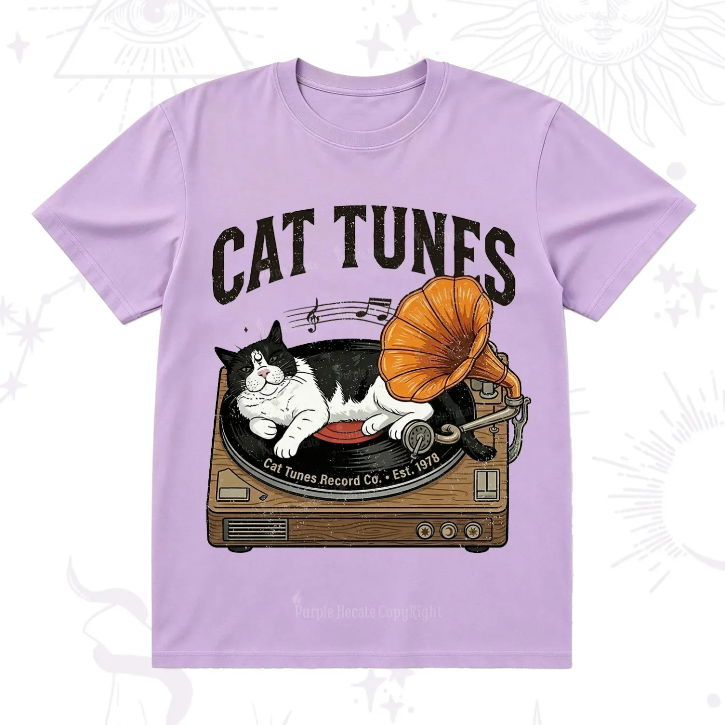 Purplehecate Cat Tunes T-Shirt