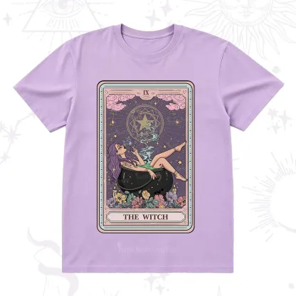 Purplehecate The Witch Tarot Card T-Shirt