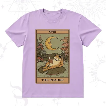 Purplehecate The Reader Frog Tarot T-Shirt