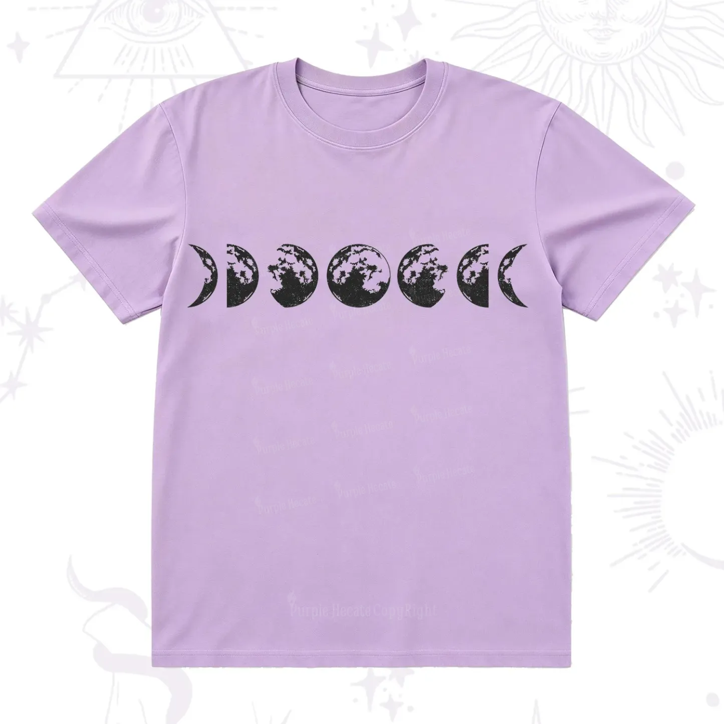 Purplehecate Moon Phases T-Shirt