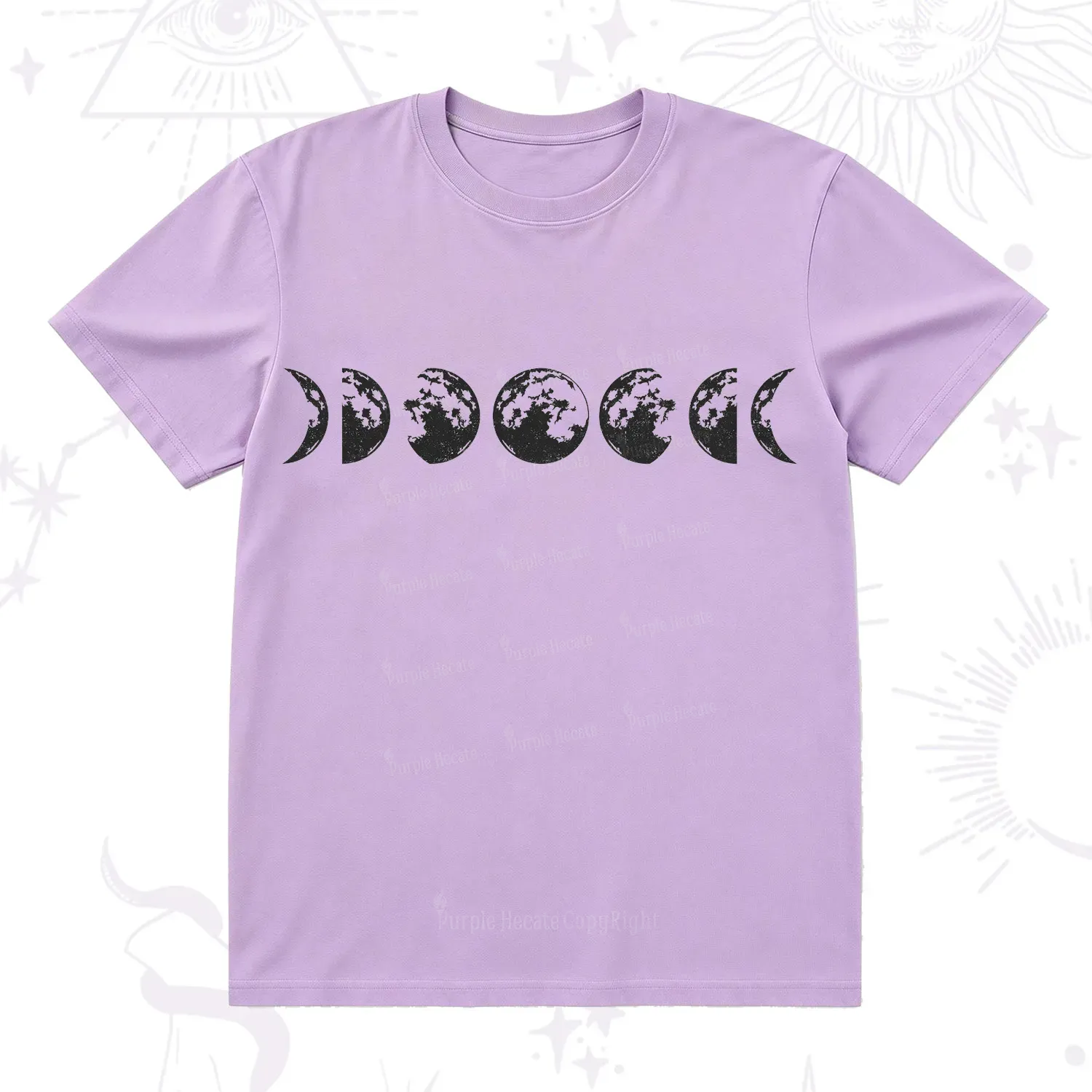 Purplehecate Moon Phases T-Shirt