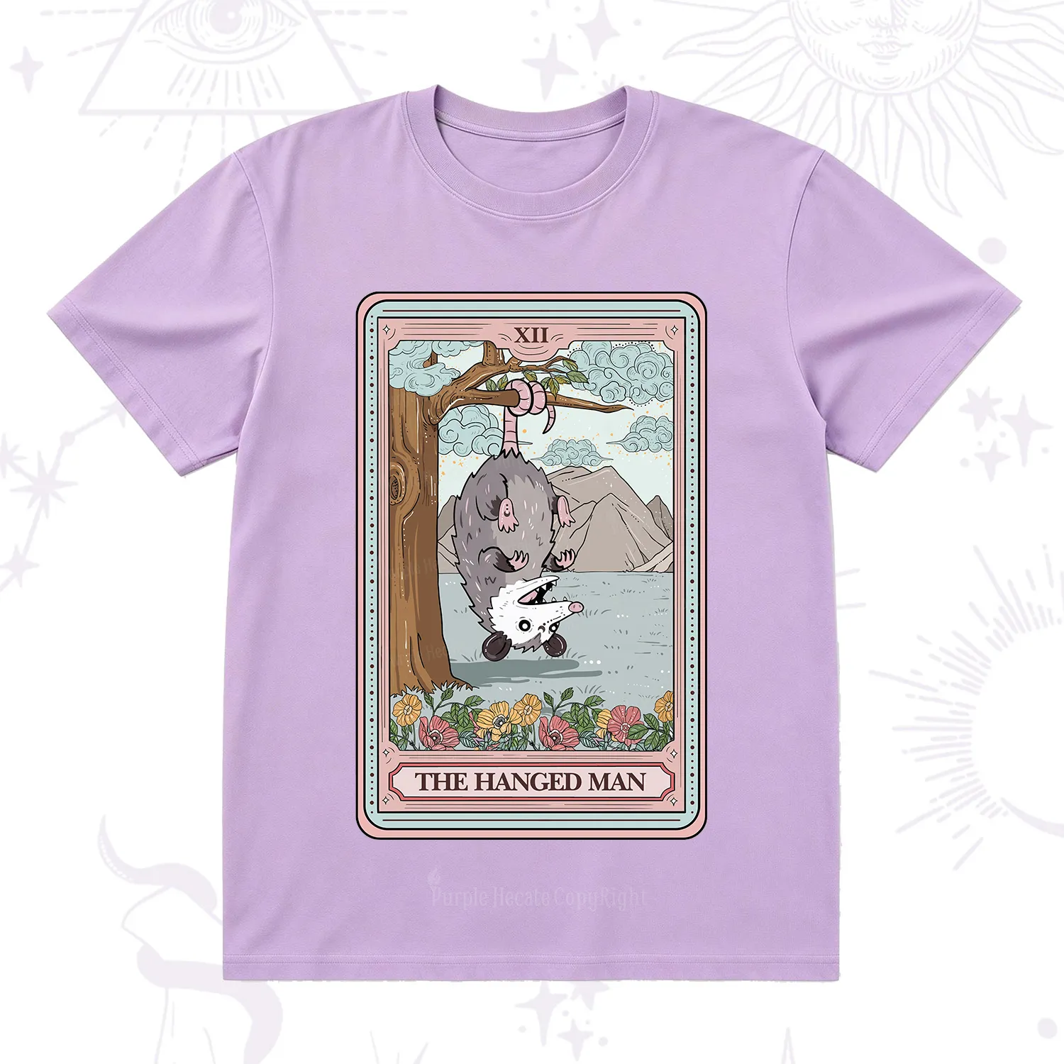 Purplehecate The Hanged Man Tarot Opossum T-Shirt
