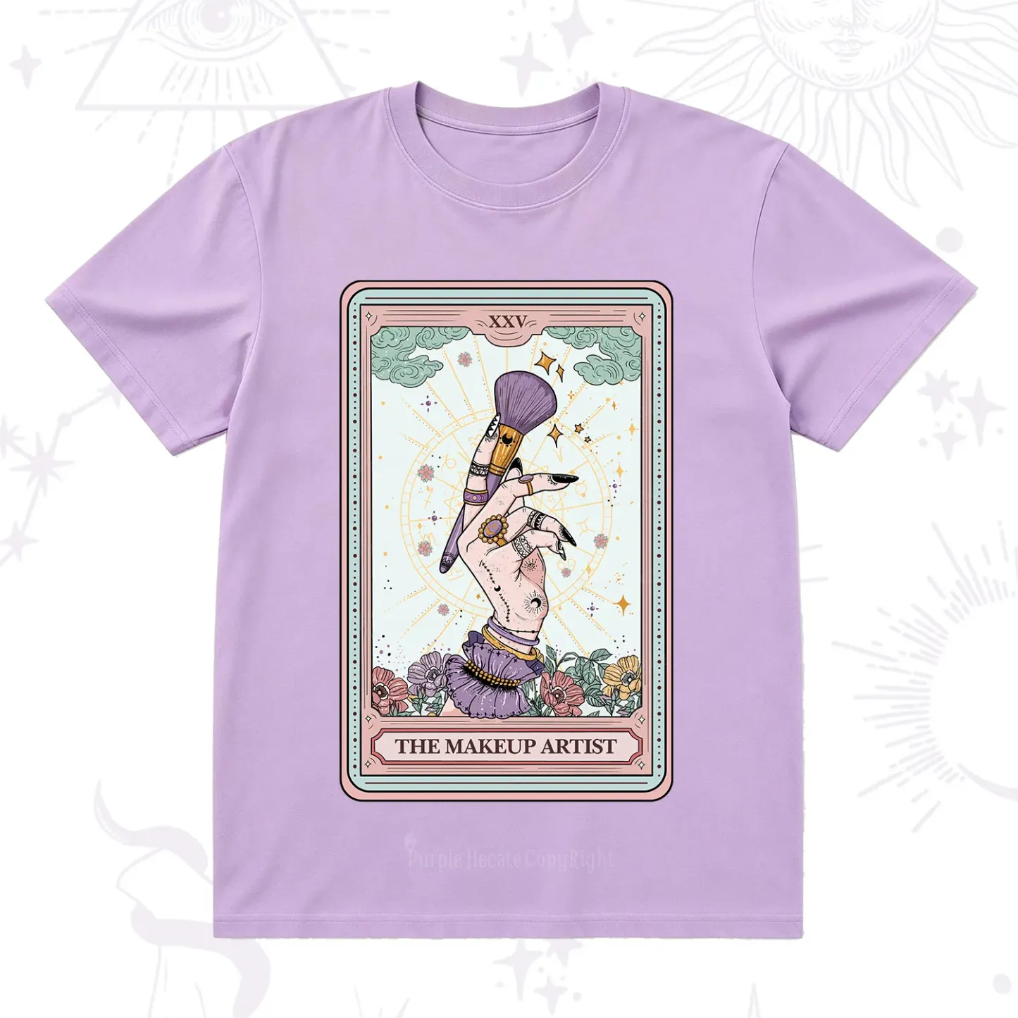 Purplehecate The Makeup Artist Tarot T-Shirt
