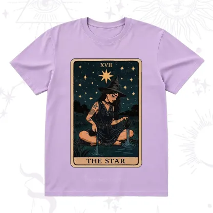 Purplehecate The Star Witch Tarot T-Shirt