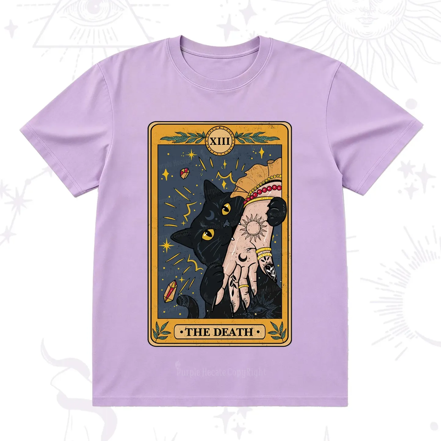 Purplehecate The Death Tarot Card T-Shirt