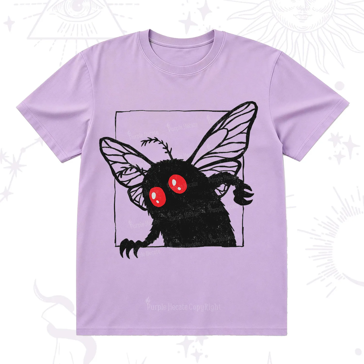 Purplehecate The Curious Mothman T-Shirt