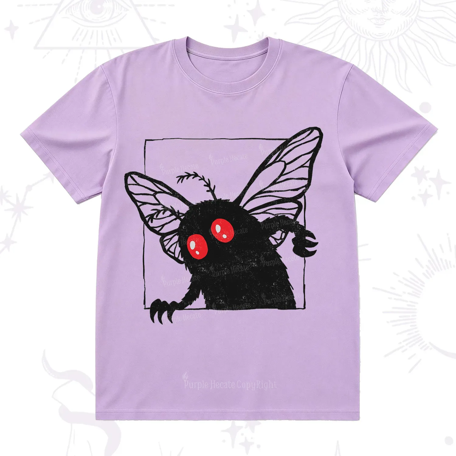 Purplehecate The Curious Mothman T-Shirt