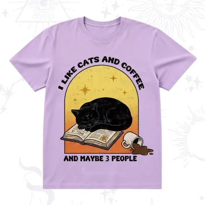 Purplehecate I Like Cats And Coffee T-Shirt
