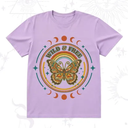 Purplehecate Wild?And?Free?Butterfly T-Shirt