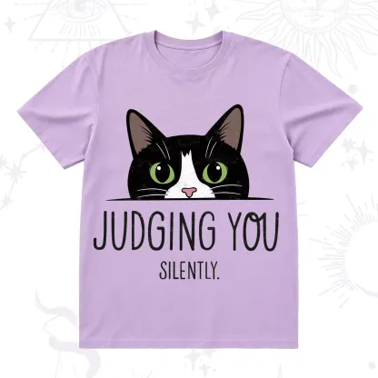 Purplehecate Cute Cat Judging You Silently T-Shirt