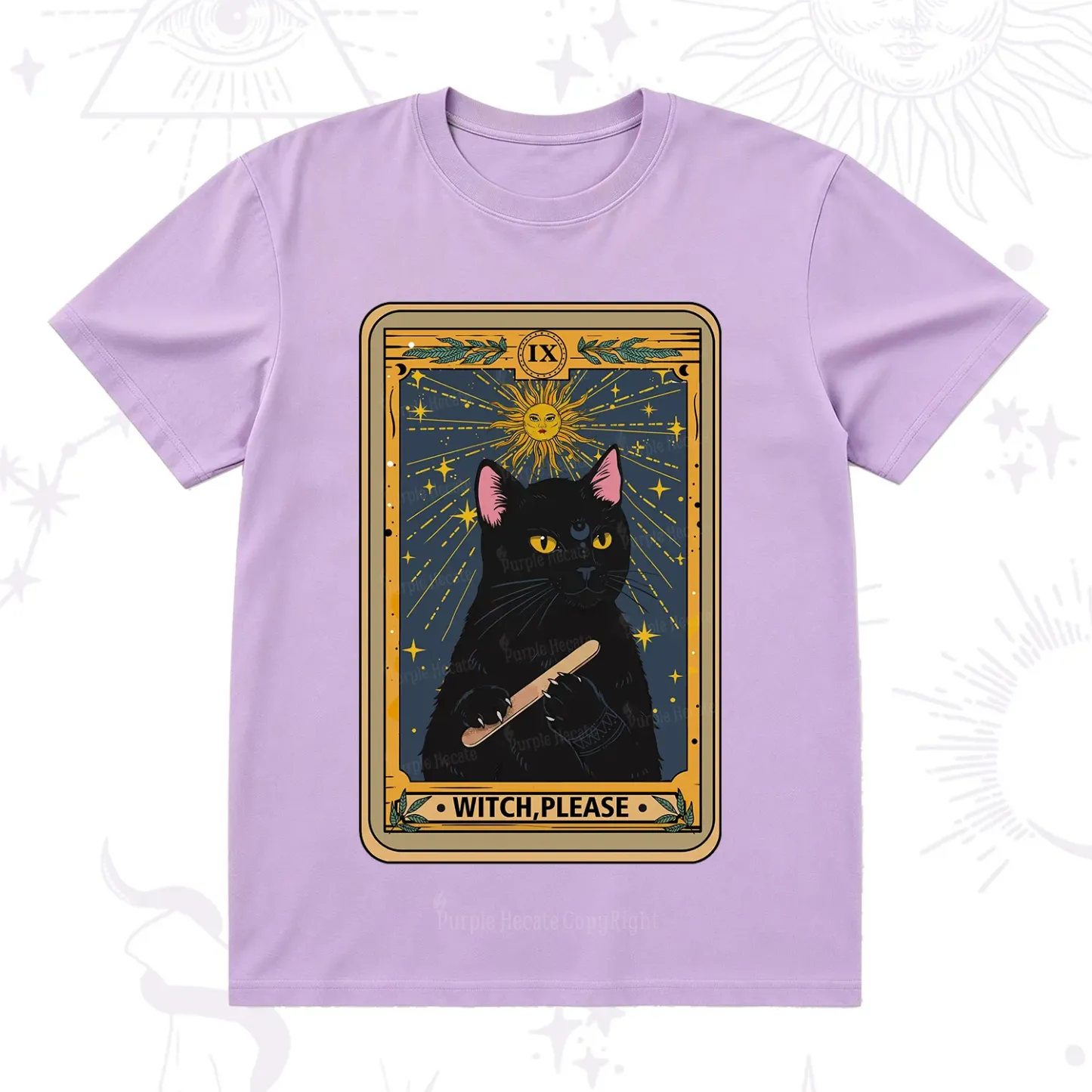 Purplehecate The Witch Please Tarot T-Shirt
