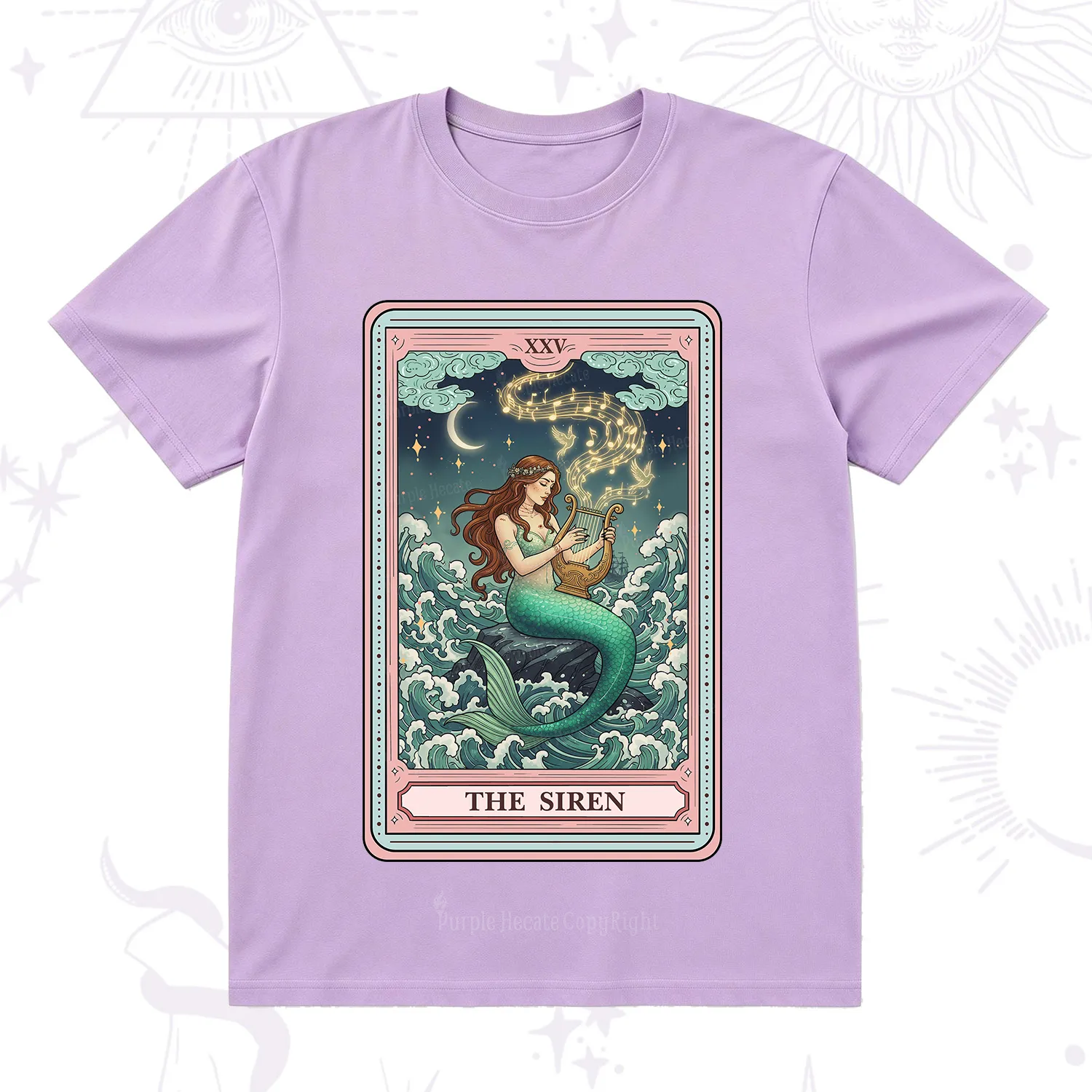 Purplehecate The Siren Tarot T-Shirt