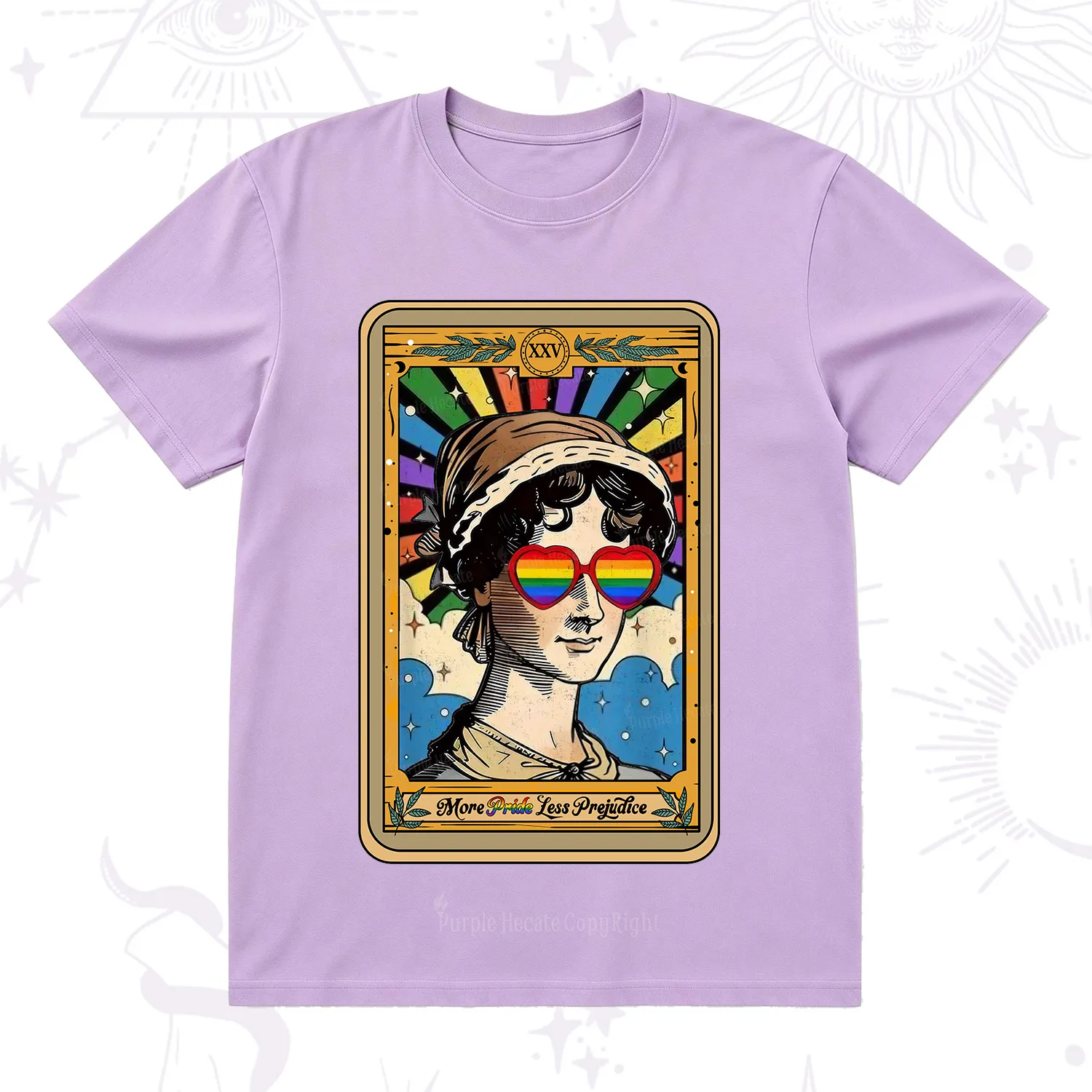 Purplehecate The More Pride Less Prejudice Tarot T-Shirt