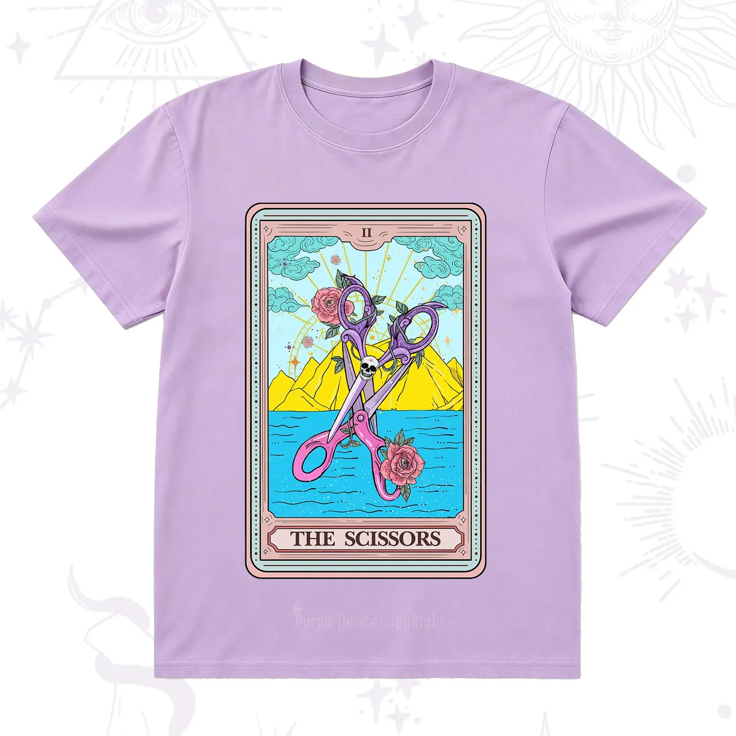Purplehecate The Scissor Tarot Pride T-Shirt