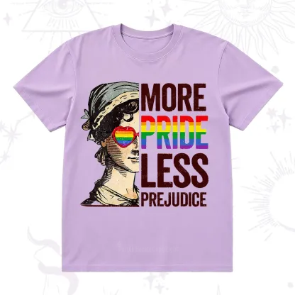 Purplehecate More Pride Less Prejudice Rainbow T-Shirt