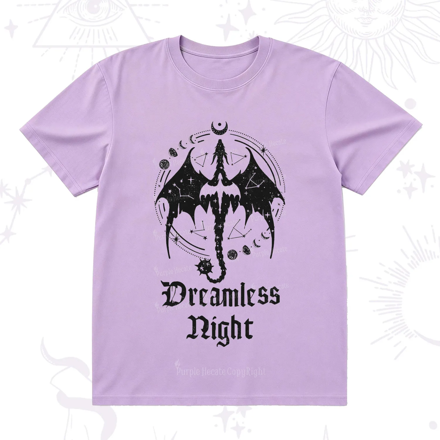 Purplehecate Dreamless Night Dragon T-Shirt