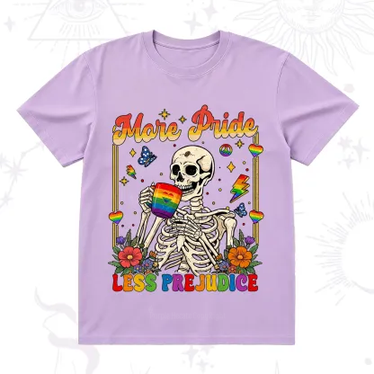 Purplehecate More Pride Less Prejudice Skeleton T-Shirt