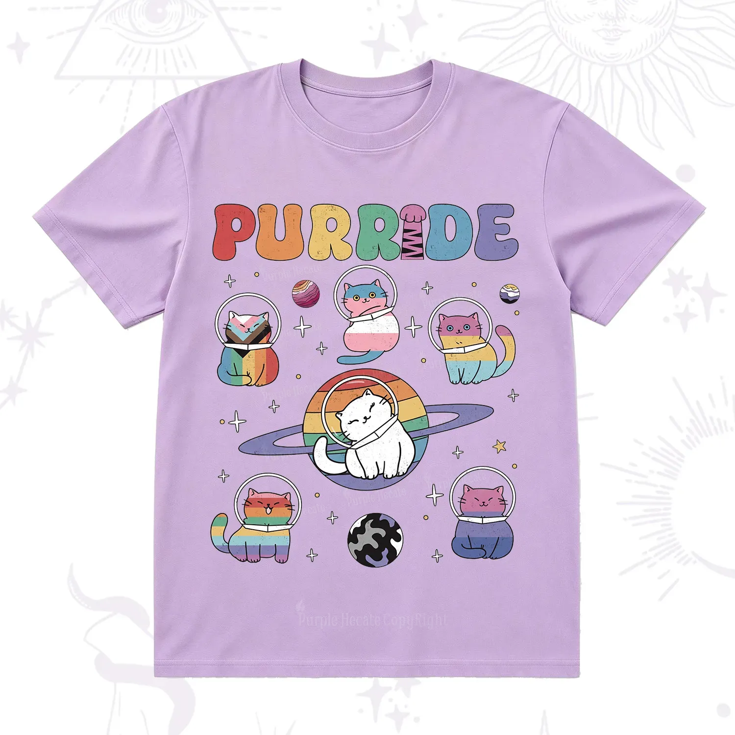 Purplehecate Purride Cat T-Shirt