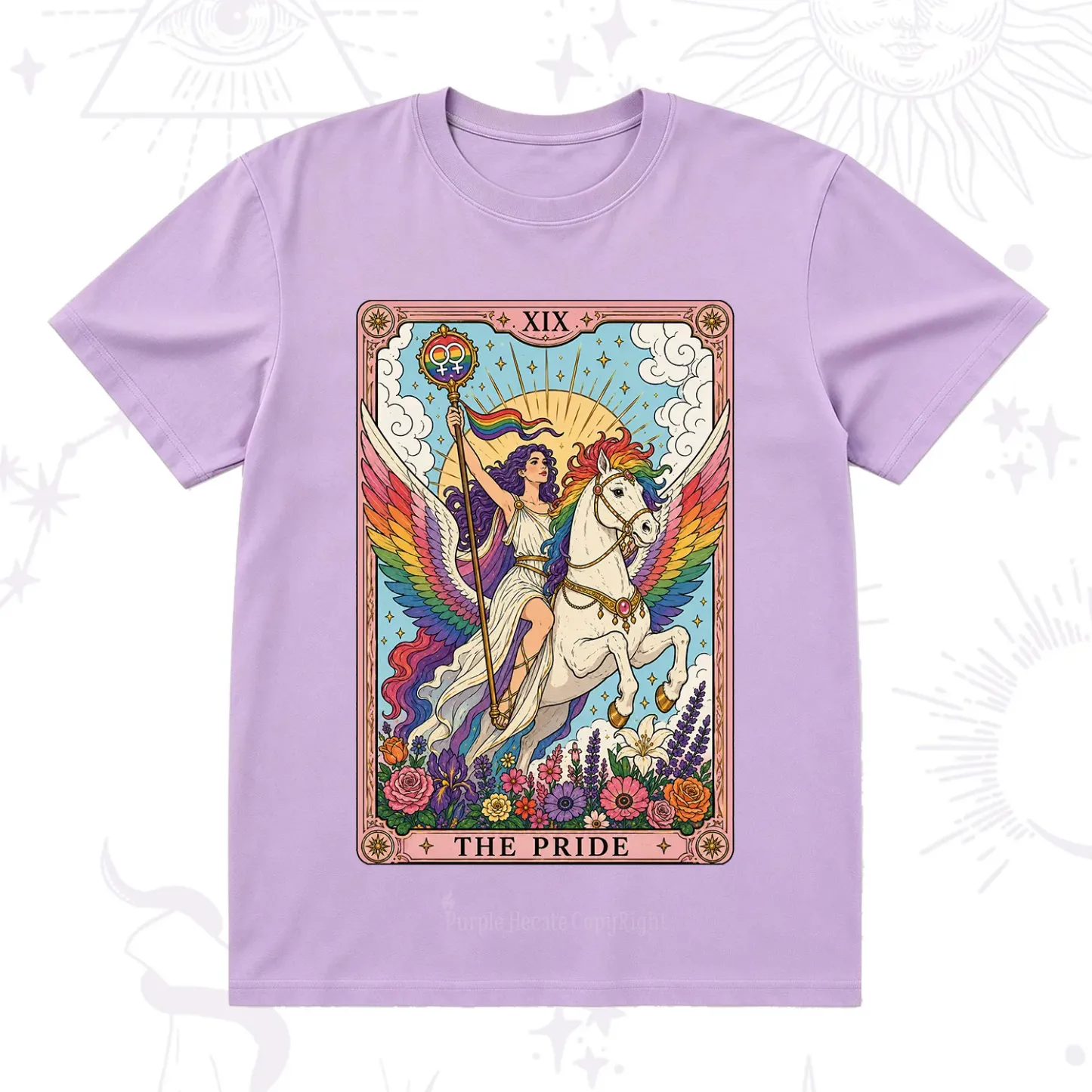 Purplehecate The Pride Tarot Card T-Shirt
