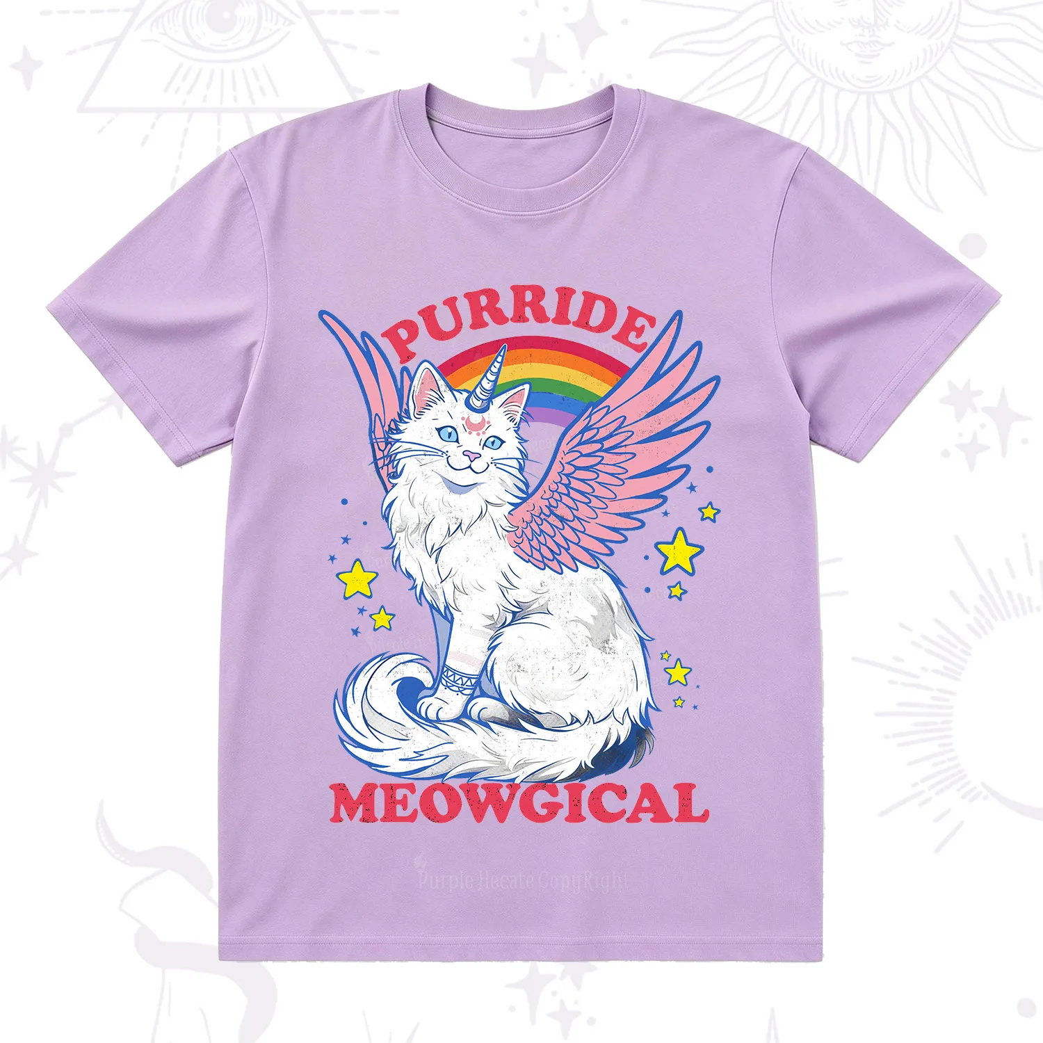 Purplehecate Purride Meowgical T-Shirt