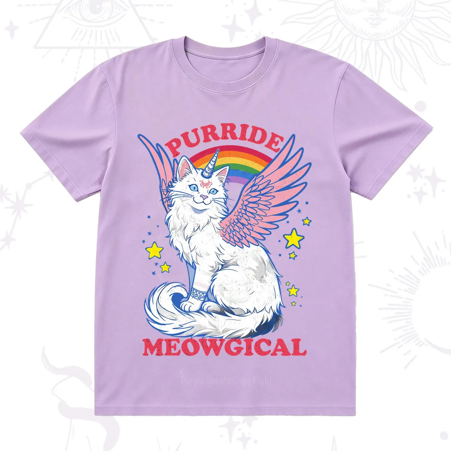 Purplehecate Purride Meowgical T-Shirt