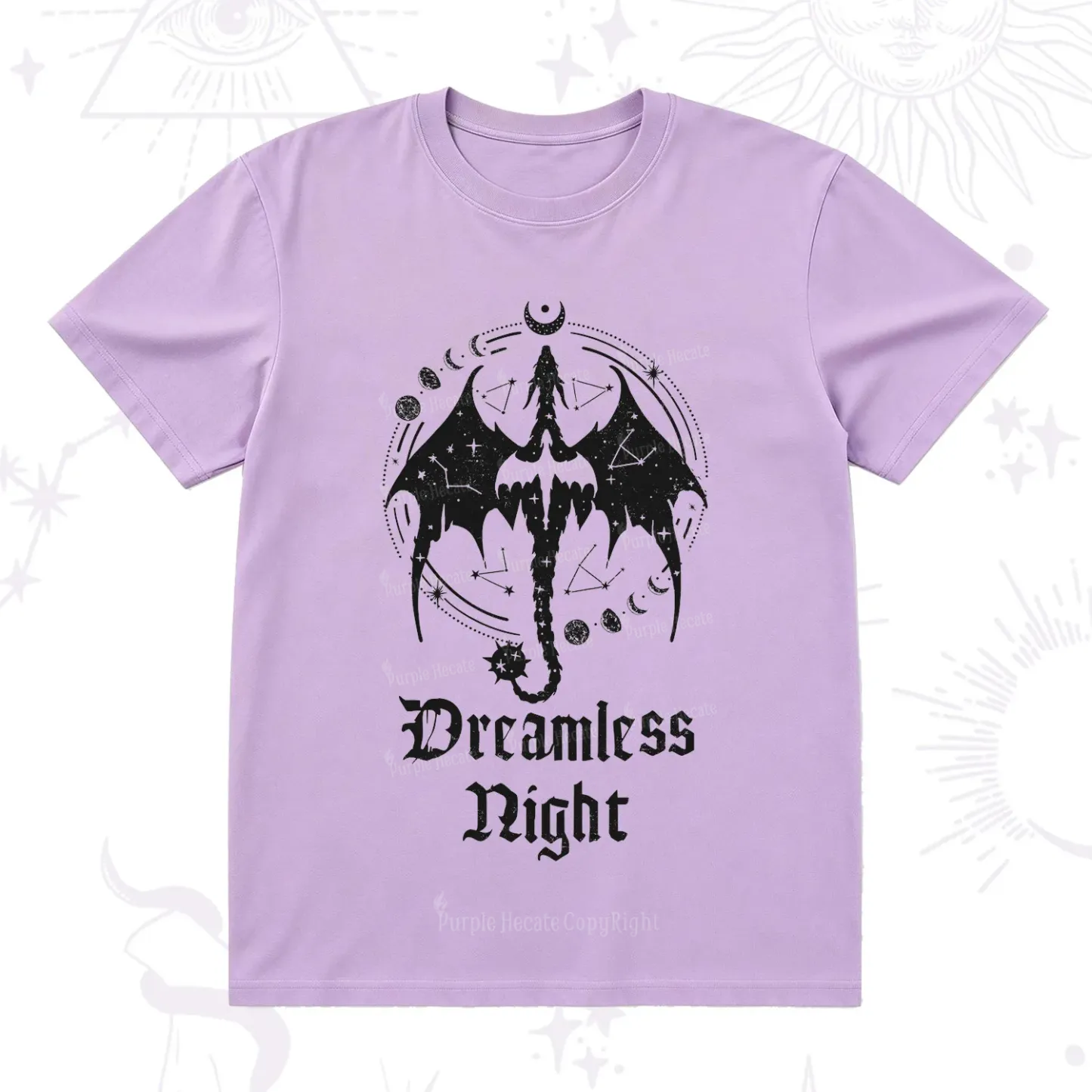 Purplehecate Dreamless Night Dragon T-Shirt