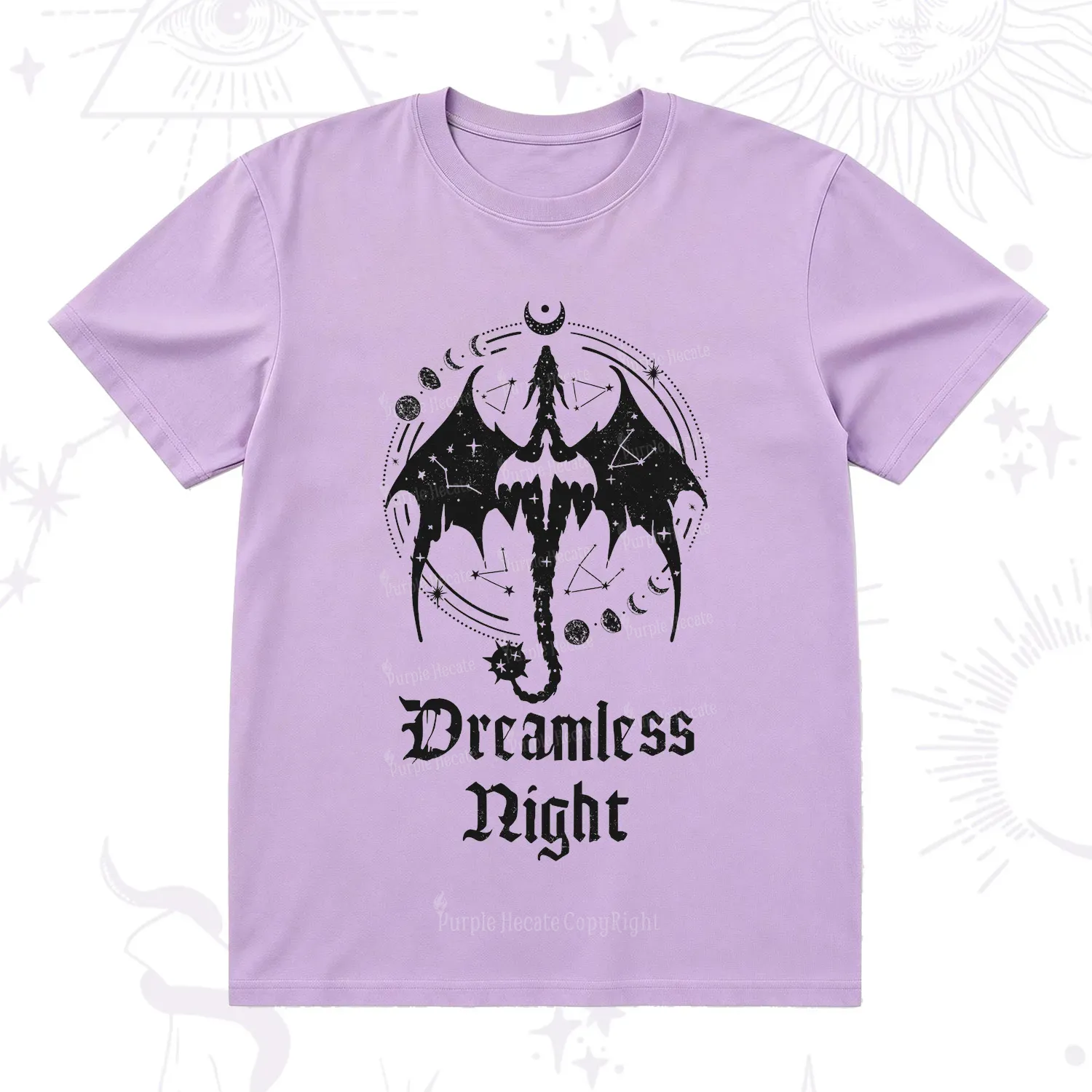 Purplehecate Dreamless Night Dragon T-Shirt